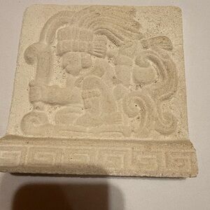 Mayan-Inspired Stone Art Tile